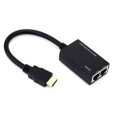 HDMI dhau RJ45 Cat5e CAT6 UTP LAN Ethernet Extender Repeater 1080P Adapter