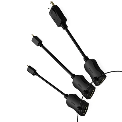 Adapter Nplhaib USB-C Mini-DP DP Rau HDMI 4k60hz