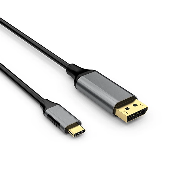 Bi-Directional USB C txhawm rau Displayport 8k Cable